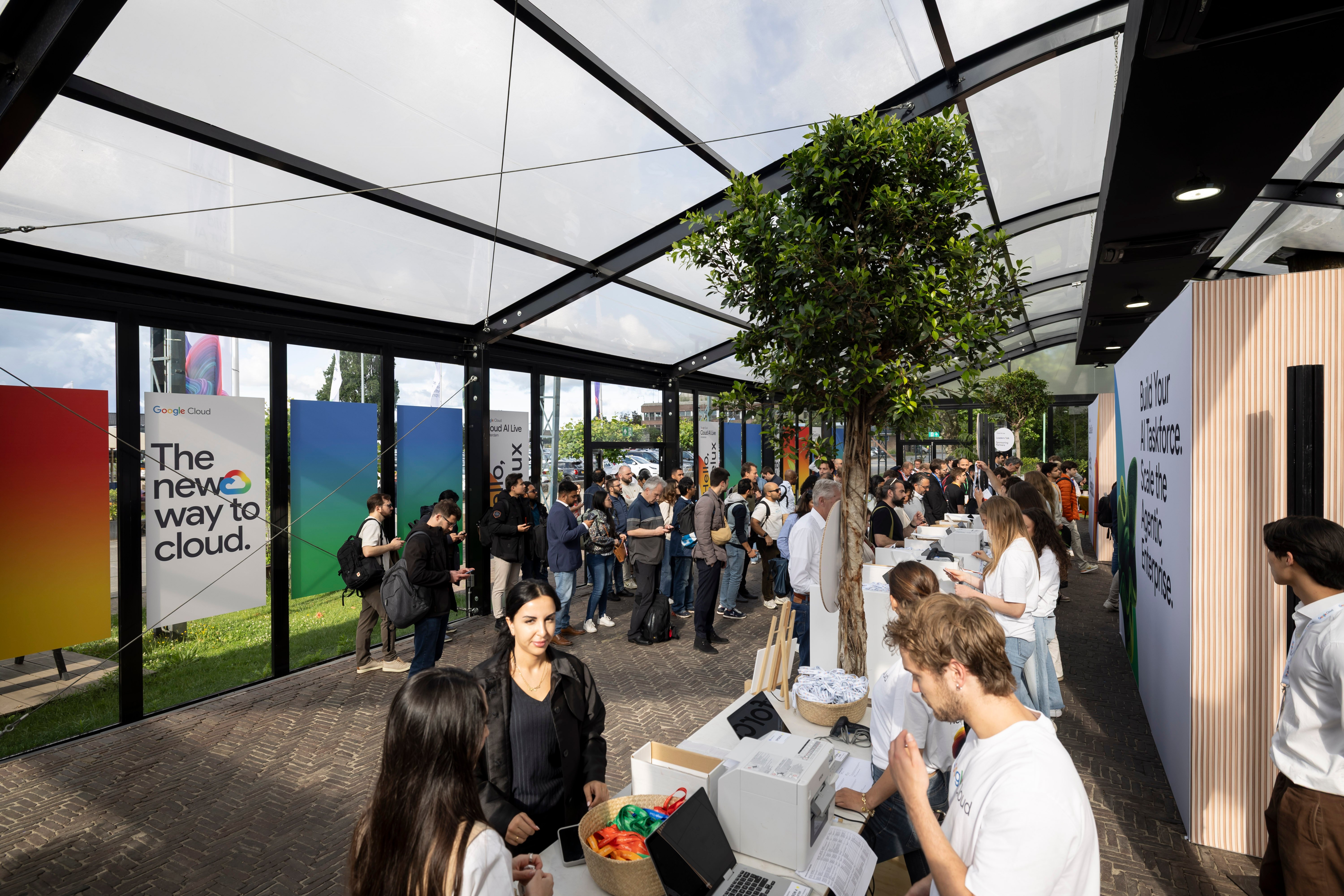 The Glas Pavillion - Google Reception 
