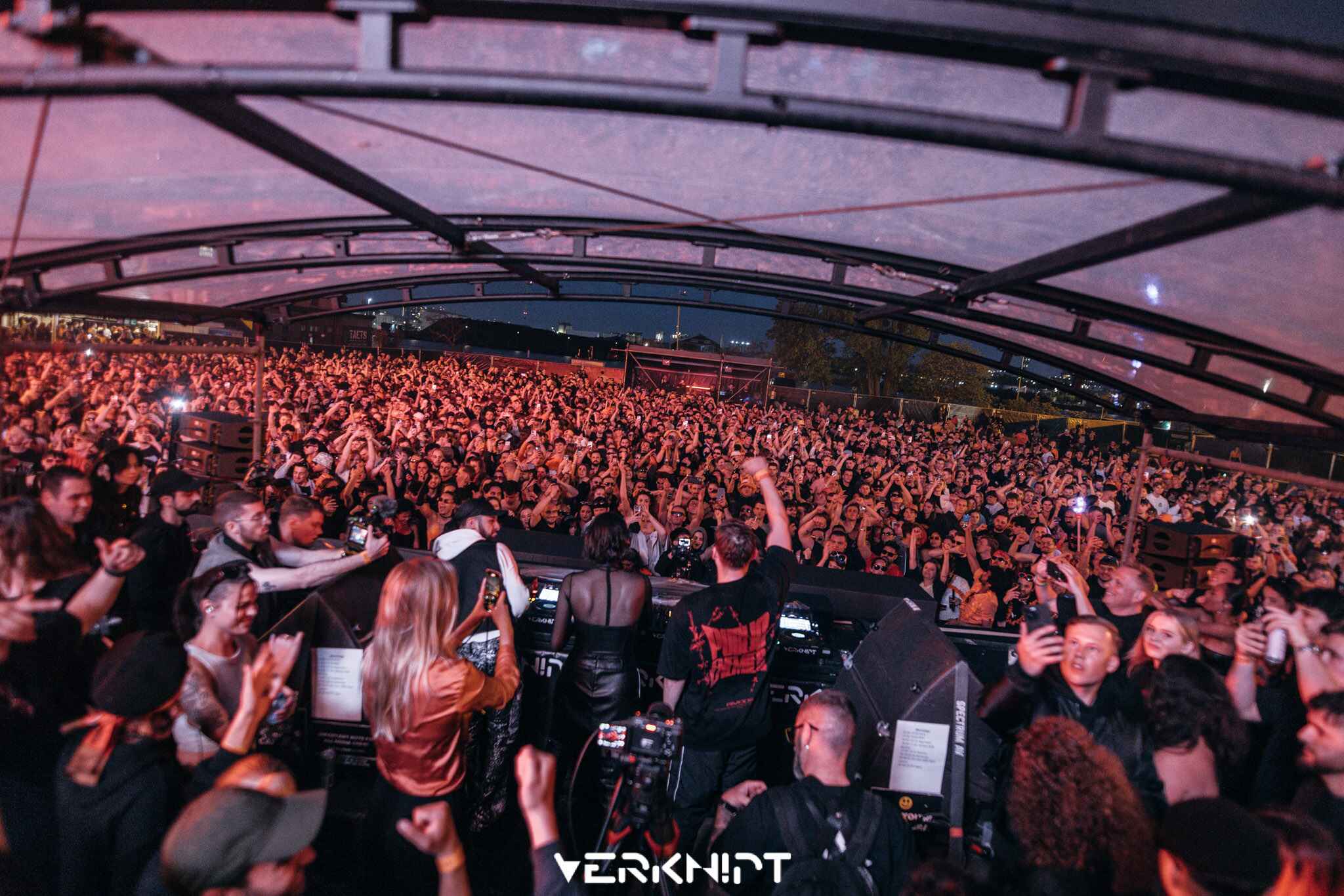 "Festival at Taets Art and Event Park near Amsterdam and Zaandam, with outdoor stages, live performances, and vibrant crowds."