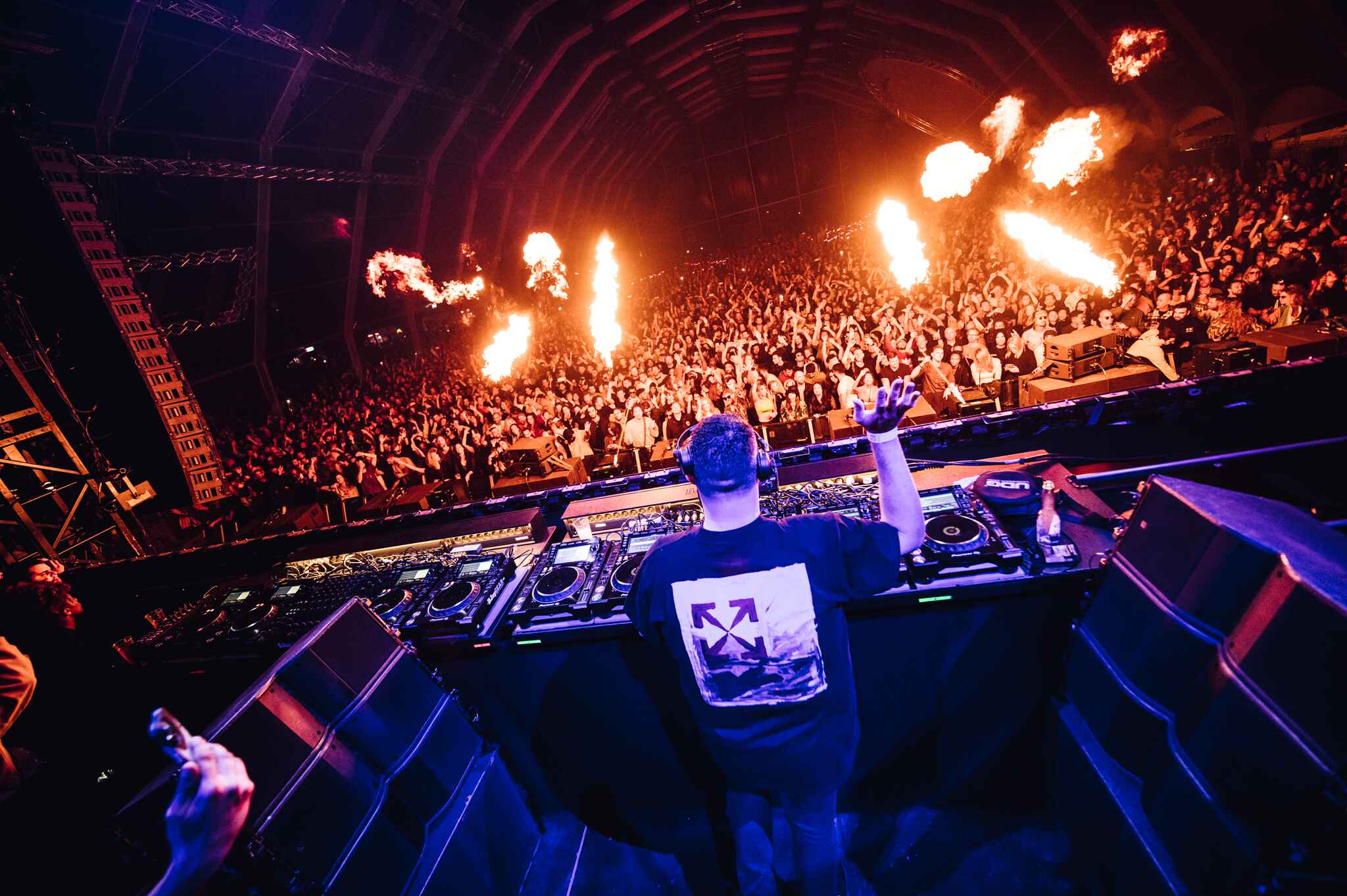 "Festival at Taets Art and Event Park near Amsterdam and Zaandam, with outdoor stages, live performances, and vibrant crowds."