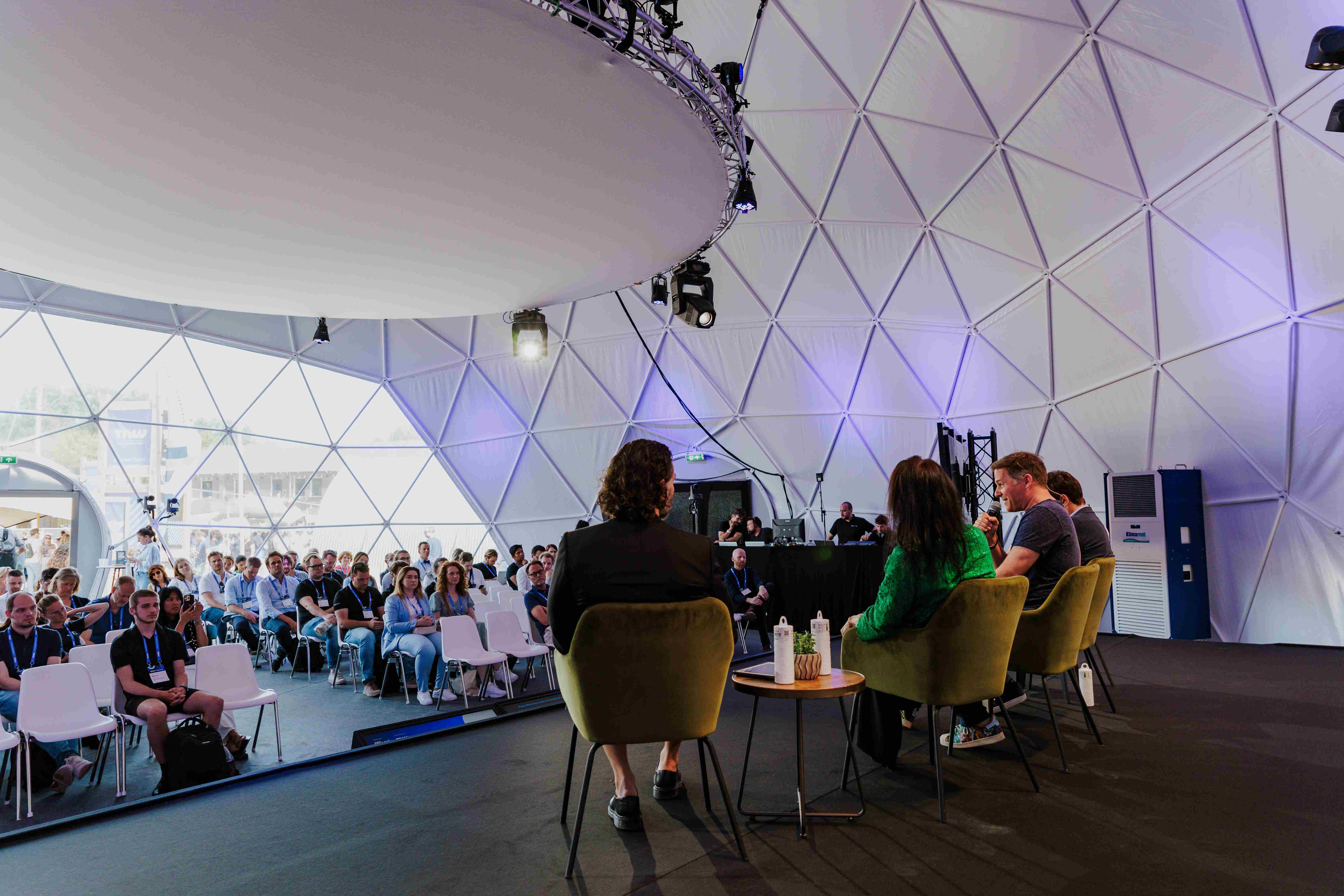 Hybrid and online event setup at Taets Art and Event Park near Amsterdam and Zaandam, with advanced technology and livestream capabilities.
