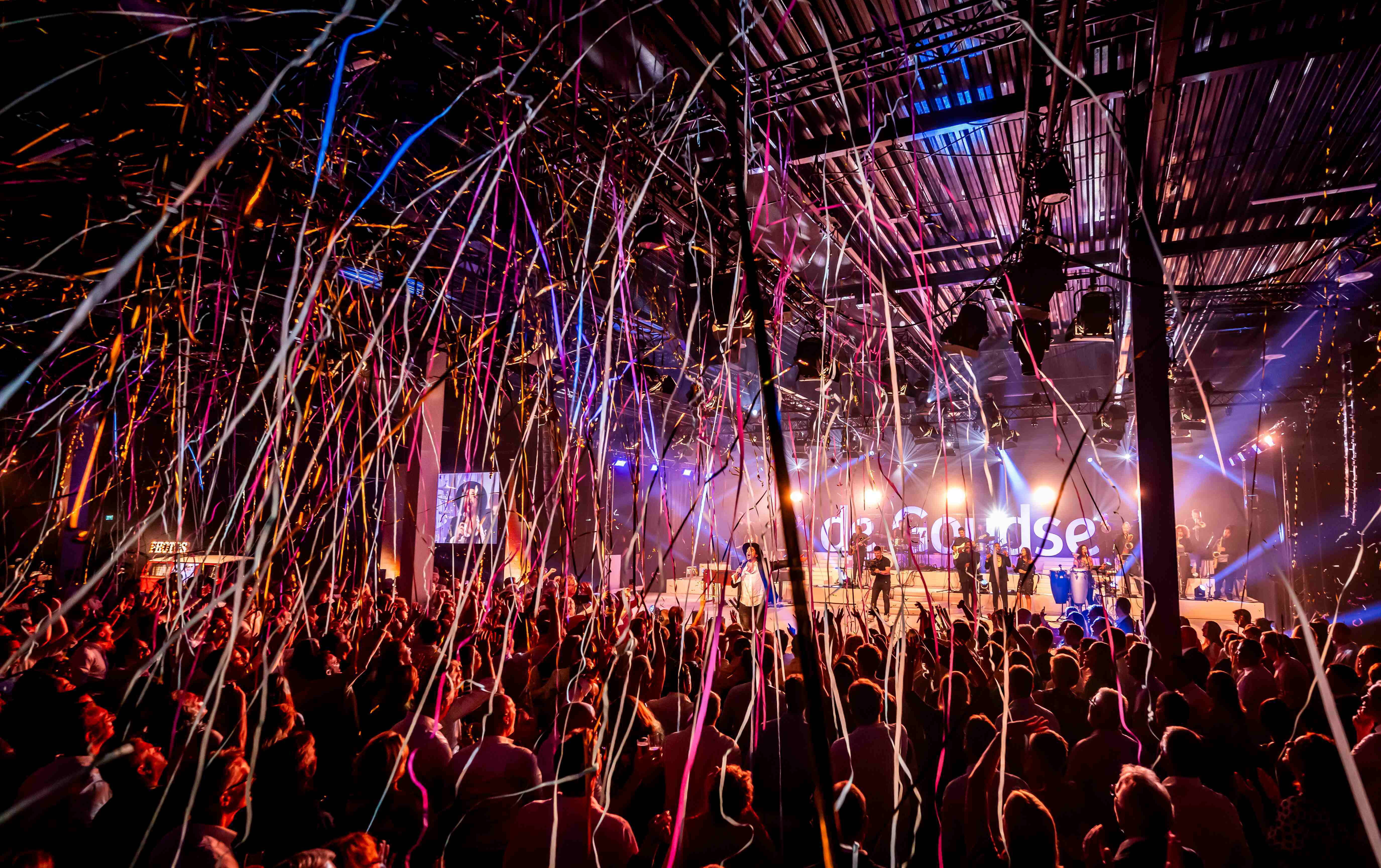 Office party venue at Taets Art and Event Park near Amsterdam and Zaandam, with stylish decor, entertainment spaces, and scenic surroundings.