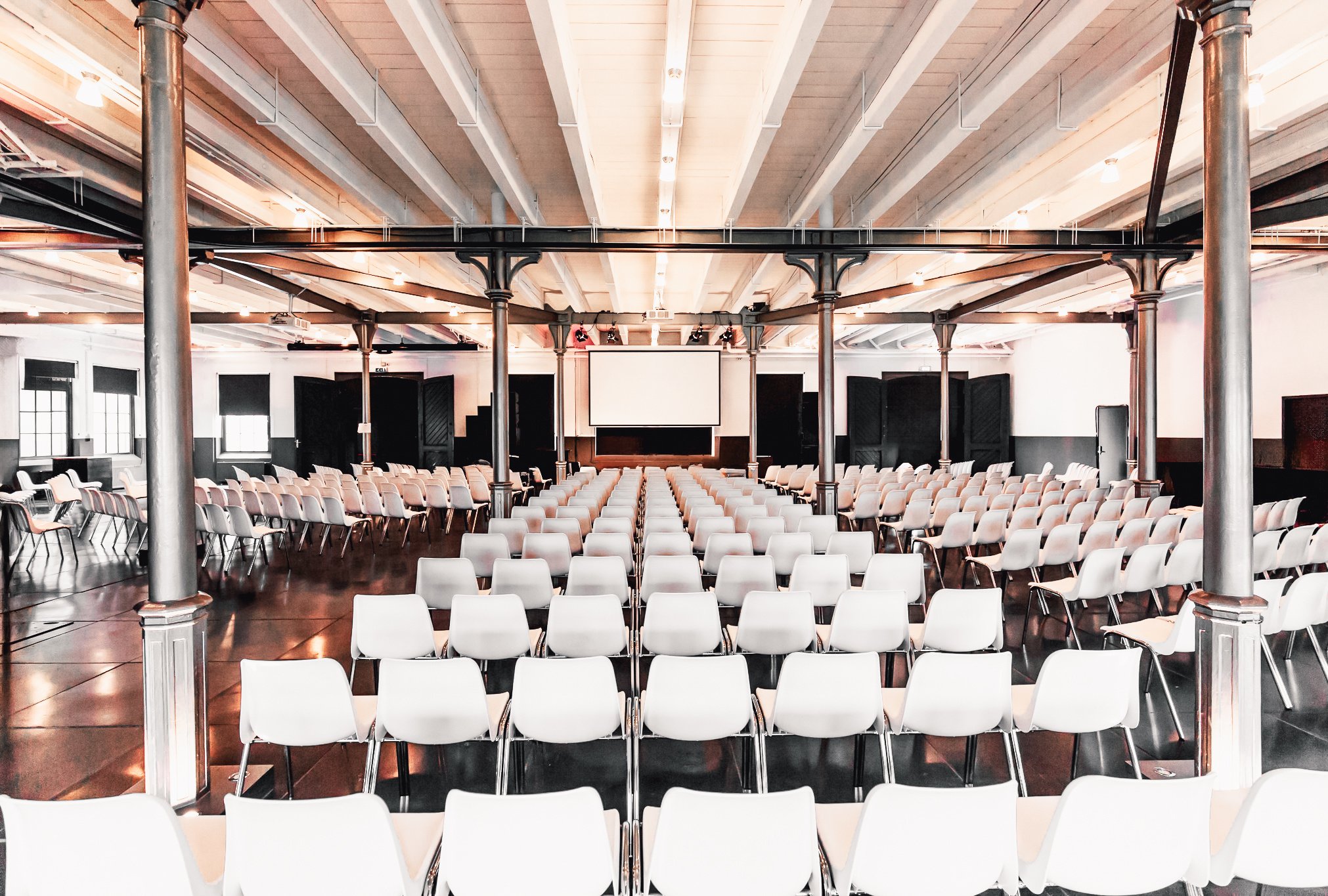 The Event Area - plenair white chair setting
