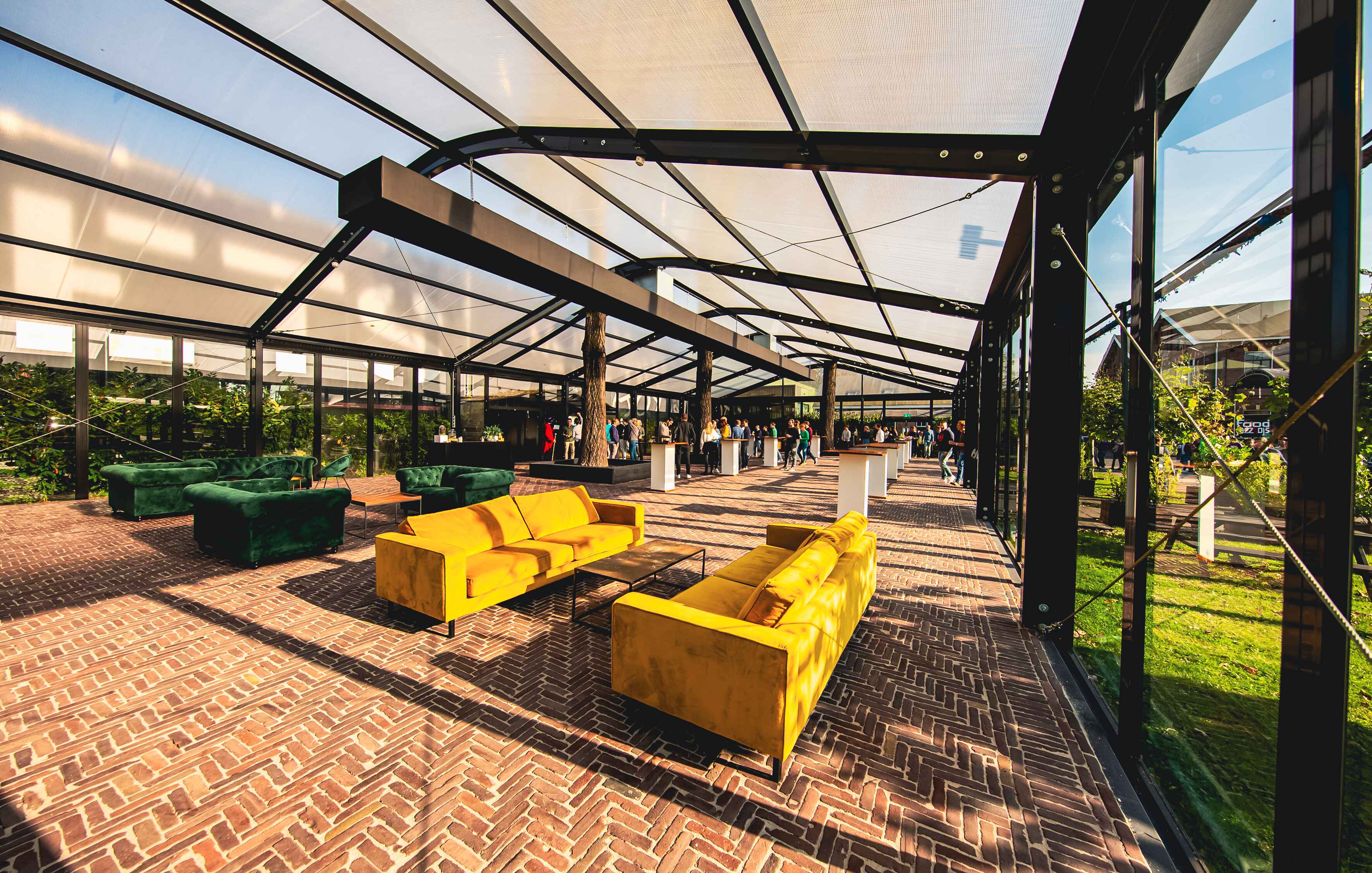 The Glass Pavilion - lounge setting